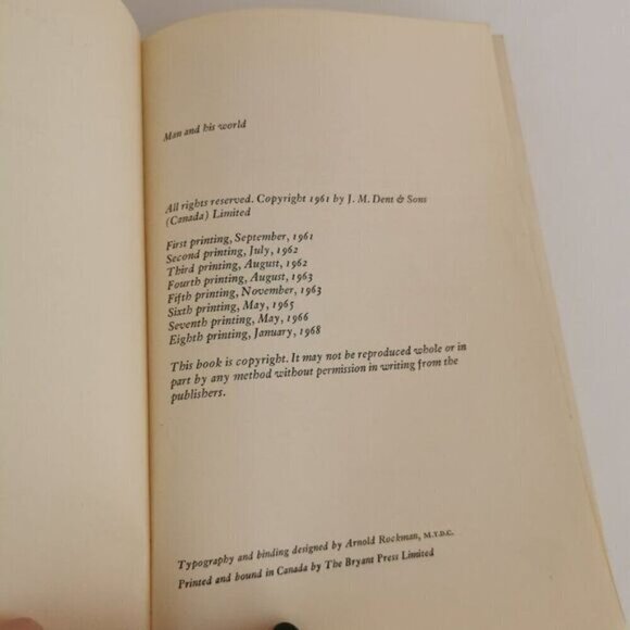 1968 Man and His World Textbook Vintage, Studies in Prose Classic Literature - Picture 4 of 10